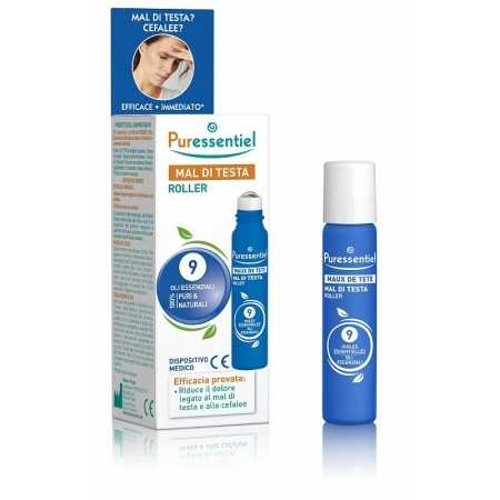 Puressentiel Headache Roller med 9 eteriska oljor 5 ml