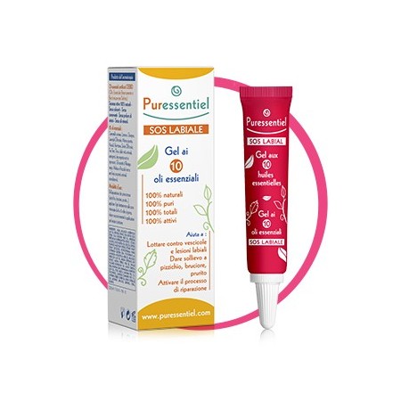 Puressentiel sos lip gel con 10 aceites esenciales