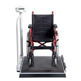 Cyfrowa waga do wózków inwalidzkich z poręczą SECA 677
