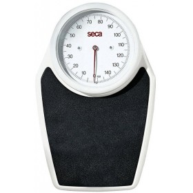 White Mechanical Floor Scale with Black Mat SECA 760