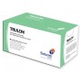 Nicht sortiertes Nahtmaterial Trulon Kaliber 6/0, Kurve 3/8, Nadel 16 mm - 45 cm - Blau - Packung. 12 Stk.