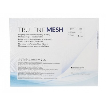 Trulene nicht resorbierbar 10 x 15 cm - blau - 3er-packung.