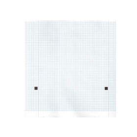 210x20mmxm ecg thermal paper - blue grid roll