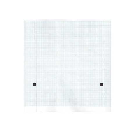 210x20mmxm ecg thermal paper - blue grid roll