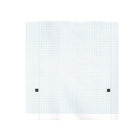 Ecg thermal paper 210x20 mmxm - blue grid roll