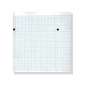 Ecg thermisch papier 210x150 mmxm - blauwe rasterverpakking