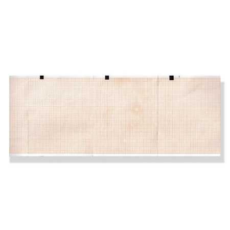 Hârtie termică Ecg 114x90 mm x 200 - pachet grilă verde