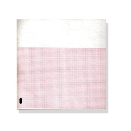 Papel térmico para ECG 210x300 mmxm - pacote de grade laranja - 1 pacote