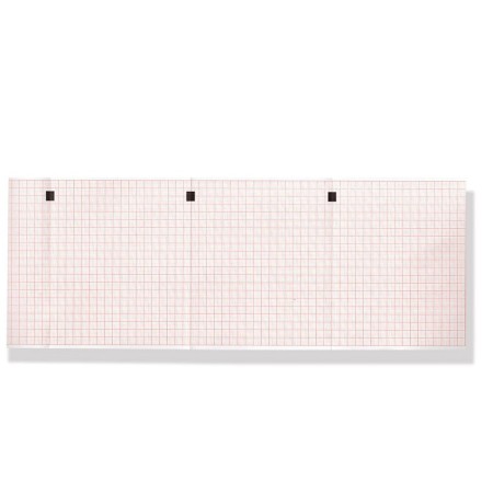 Papier thermique ECG 112x90 mmxm - paquet quadrillage orange - lot de 20 paquets