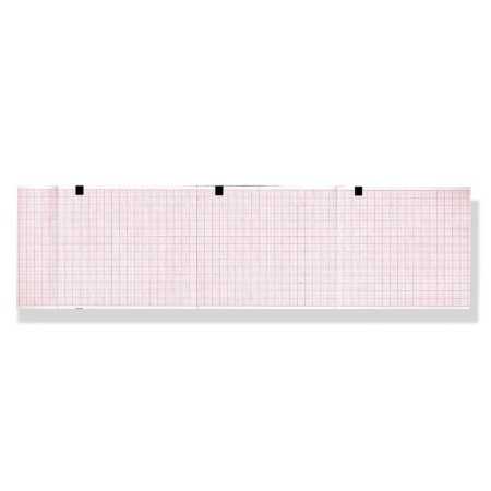 Papel termico ecg 80x90 mmxm - pack rejilla naranja