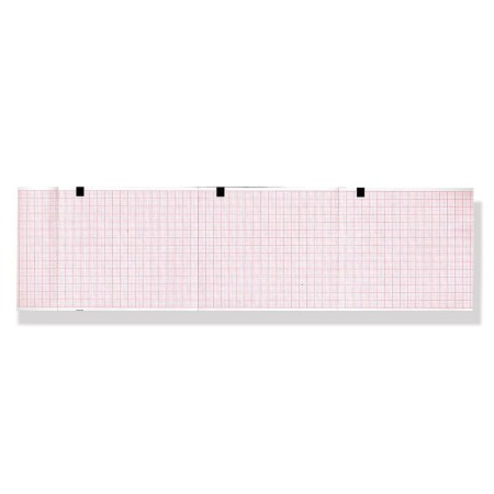 Papel térmico ecg 80x90 mmxm - pacote de grade laranja