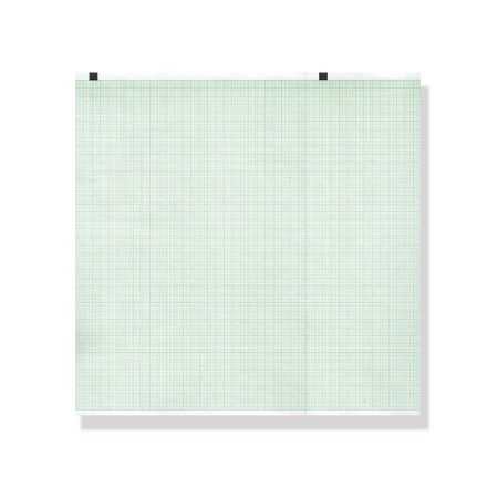 ECG thermal paper 210x140 mmxm - green grid pack