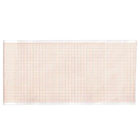 ECG thermal paper 110x30 mmxm - orange grid roll