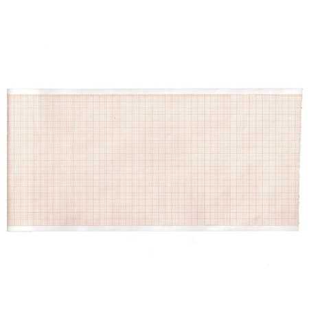 ECG thermal paper 110x30 mmxm - orange grid roll