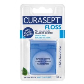 Curasept classic floss, voskani klorheksidin cs-07138 - 50 m