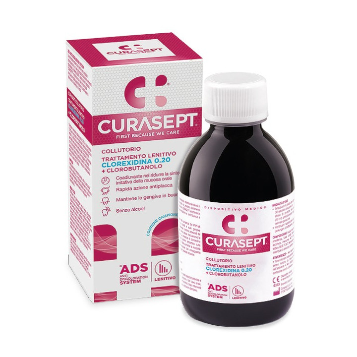 Curasept ADS 020 munskölj, lindrande behandling 200 ml