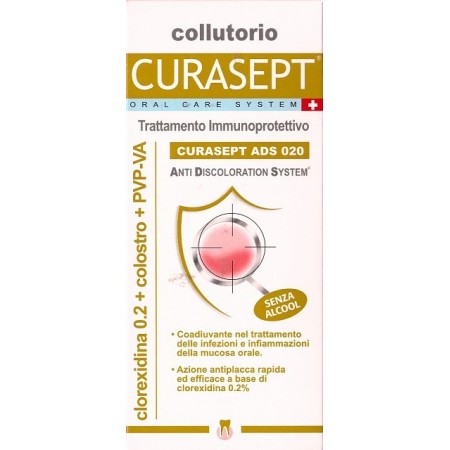 Curasept ads 020 mouthwash immunoprotective treatment 200 ml