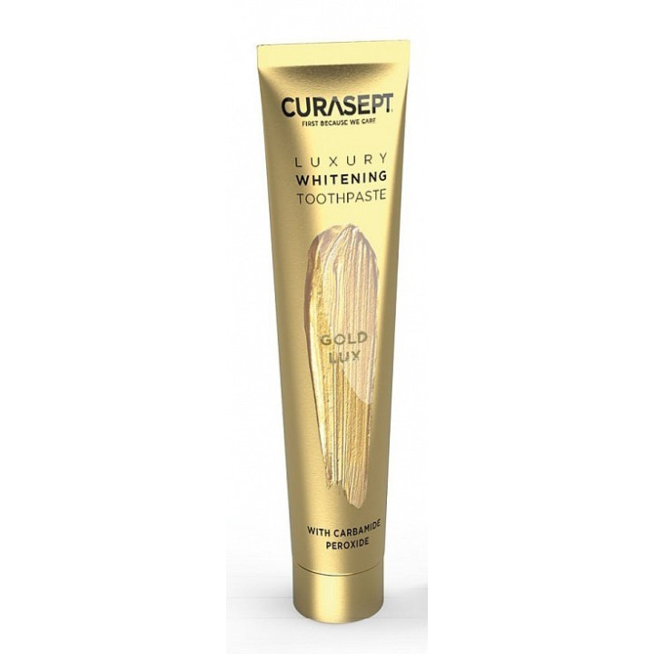 Curasept Gold Luxury Whitening tandkräm 75ml refill
