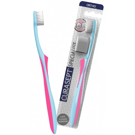 Brosse a dents specialiste curasept - ortho - couleurs diverses