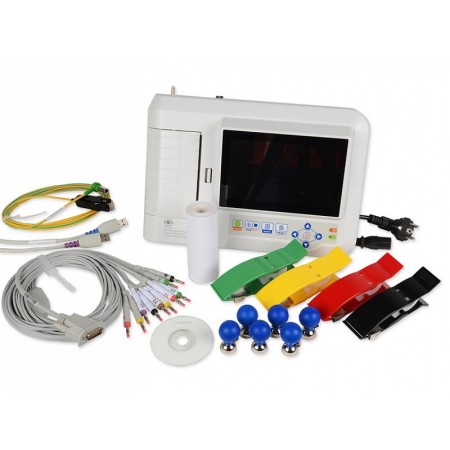 Contec 600G ECG de 3/6 canales con pantalla