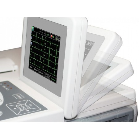 Ecg edan se-3 color - 3 canales con monitor e intérprete.