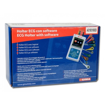 Ecg holter de 24 horas con software