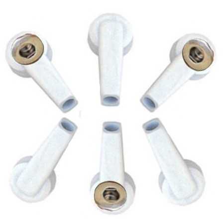 Kit de 10 adaptadores clip blanco para ECG