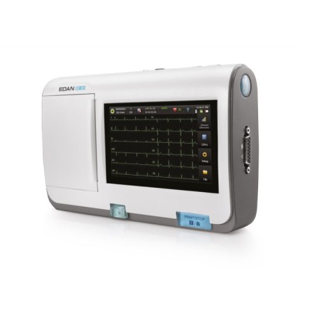 Elettrocardiografo 3 canali interpretativo - display touch screen