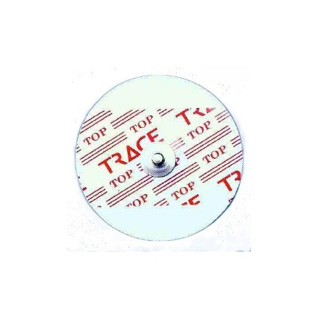 Förgelade skumelektroder för stresstest diameter 50 mm - solid gel - förp. från 40 elektroder