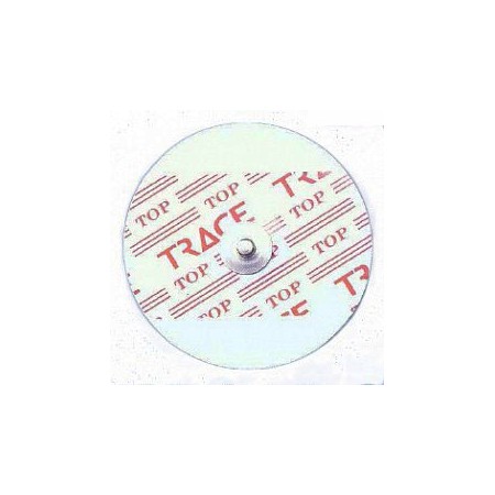 Pre-gelled foam electrodes for stress testing, diameter 50 mm - liquid gel - pack of 30 electrodes