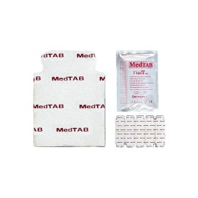 Stamp type electrodes for ECG MedTab for crocodile wires - Pack 100 pcs.