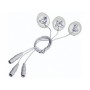 Disposable foam electrodes 23-30 mm oval with 35 cm cable - pediatric - pack of 150 pcs.