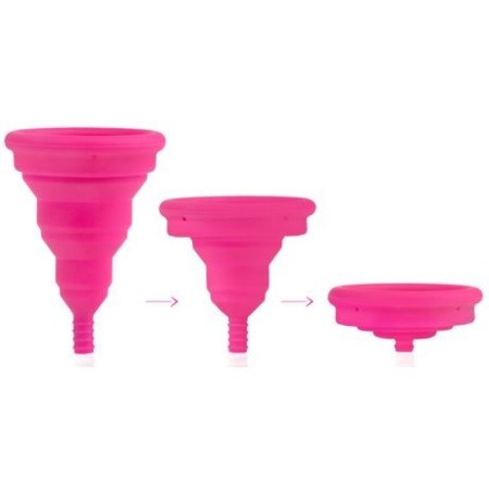 Lily cup kompaktní opakovaně použitelné menstruační kalíšky velikosti b