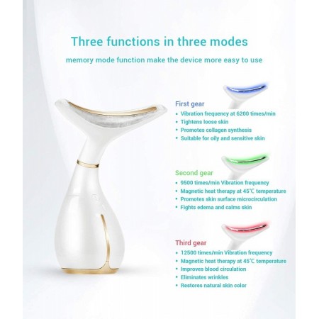 Anteaneck masažer proti gubam za obraz in vrat za učvrstitev kože