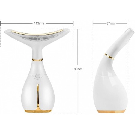 Anteaneck anti-rimpel gezichts- en nekmassager voor huidversteviging