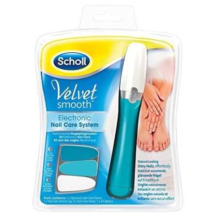 Kit de soin des ongles électronique Velvet Smooth de Scholl