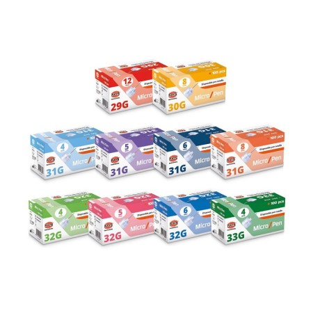 Micro pen steriele insulinepennaalden 31g x 6mm - 100 st.