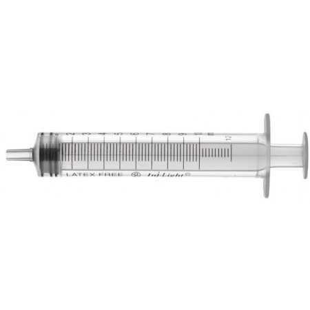 Injekční stříkačka bez jehly 10 ml INJ / LIGHT s centrálním Luerovým kuželem - 100 ks.