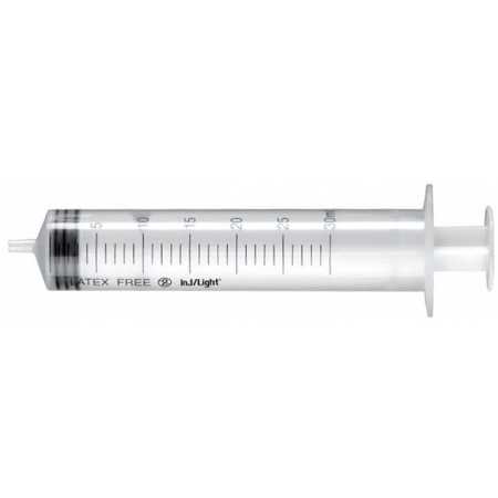 Needleless syringe 60 ml INJ/LIGHT with eccentric Luer cone - 25 pcs