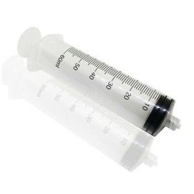Syringe without needle 60 ml inj/light with luer lock cone - 25 pcs.