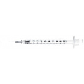 Insulinspritze INSU / LIGHT 1 ml - 25G 0,5 x 16 mm - 100 Stk.