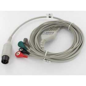 Câble ECG bipolaire à 5 dérivations pour moniteur CMS-8000