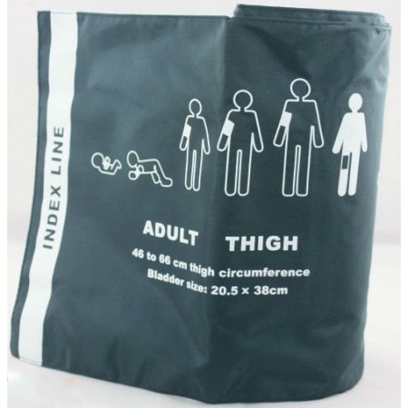 Manguito de perna reutilizável para monitor