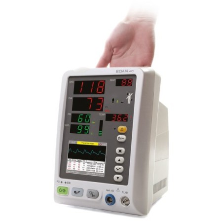 M3a spo2 + nibp vitalzeichenmonitor, ausgestattet mit zwei displays