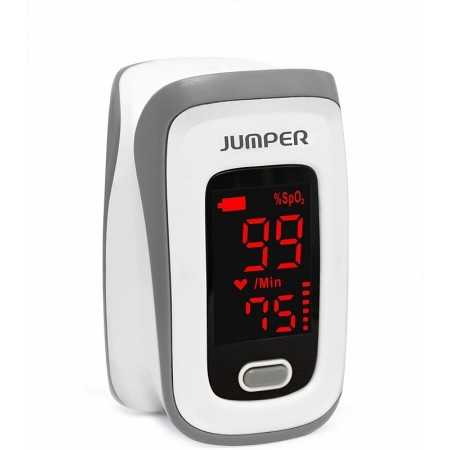 Finger oximeter with LED display