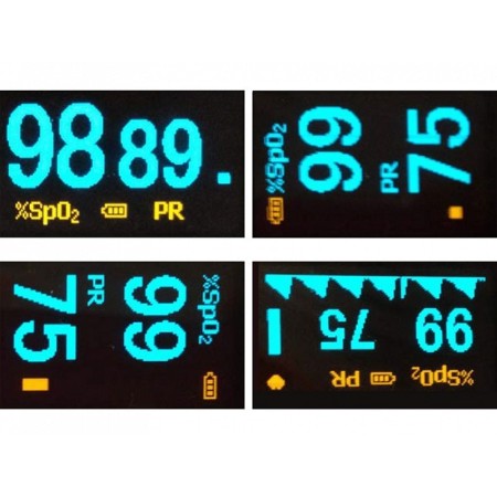 Oxy-4 pulse oximeter - choice of colour