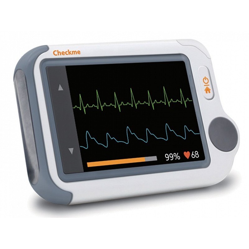 Wireless ecg with spo2 check-me lite