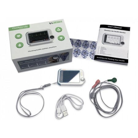Ecg inalámbrico con spo2 check-me lite