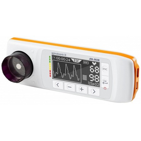 Vreckový spirometer mir spirobank 2 smart s oxymetrom