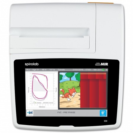 Mir spirolab spirometer med printer og mir spiro-software